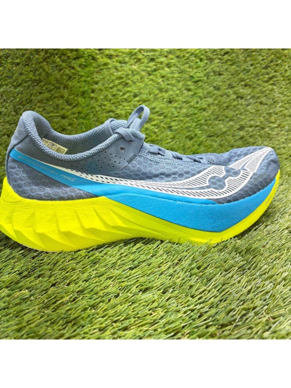 Saucony Endorphin Pro 4 Womens Size 9 Blue White Athletic Running Shoes Sneakers